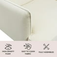 thumbnail image 2 of Gatsby Modern Stain-Resistant Velvet Accent Chair, Assorted Colors, 2 of 14