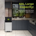 thumbnail image 2 of Simpli-Magic 16 Gallon (60L) Infinity Edge Step Trash Can, Multiple Colors, 2 of 8