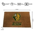 thumbnail image 3 of Logo Brands North Dakota St Bison Doormat, 3 of 5