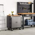 thumbnail image 8 of Seville Classics UltraHD 2 Door Rolling Cabinet, 28" W x 18” D x 34.5" H, 8 of 17