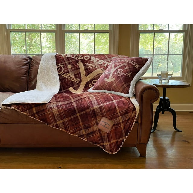 Yellowstone 20" x 20" Double Sided Woven Pillow