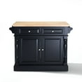 thumbnail image 9 of Crosley Furniture Oxford Butcher Block Kitchen Island with Microwave Stand, Storage Shelves, and Drawers, 9 of 11
