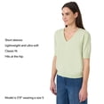 thumbnail image 5 of Sam Edelman Women's Short Sleeve V-Neck Sweater, 5 of 8