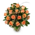 thumbnail image 1 of Member's Mark Roses and Greenery Vase Arrangement, choose color and stem count, 1 of 4