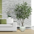 thumbnail image 4 of Artificial 7' Premium Olive Tree in Oversized Pot, 4 of 5