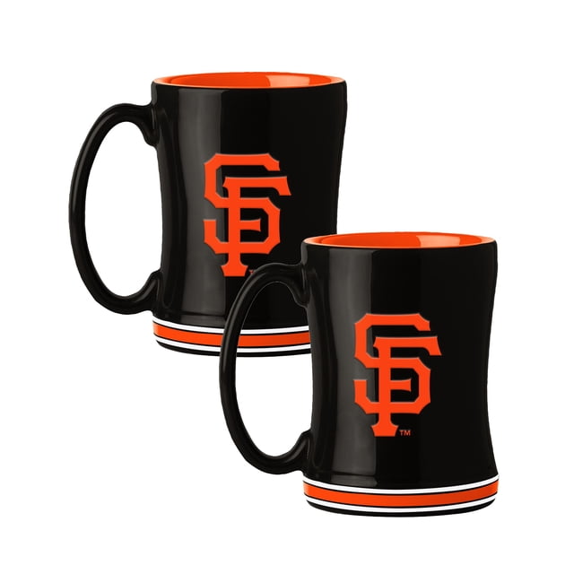 Logo Brands San Francisco Giants 14oz Relief Mug Set
