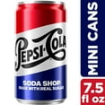 thumbnail image 4 of Pepsi Soda Shop Made With Real Sugar Mini Cans, 7.5 fl. oz., 30 pk., 4 of 8