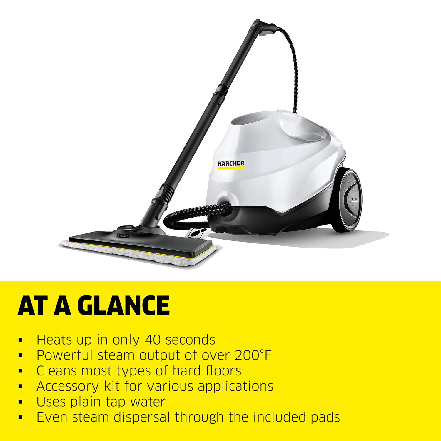 Kärcher EasyFix Canister Steam Cleaner, Model SC 3 - Samsclub.com