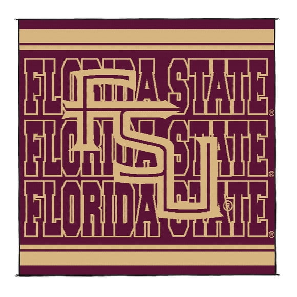 Logo Brands Florida State Seminoles 106"x106" Rally Mat