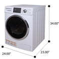 thumbnail image 3 of Hamilton Beach 2.7 cu. ft. 2-in-1 Front Load Electric Washer and Dryer Combo, 3 of 13