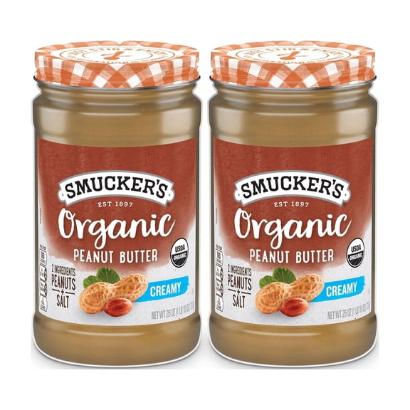 Smucker's Organic Creamy Peanut Butter 26 oz., 2 pk.