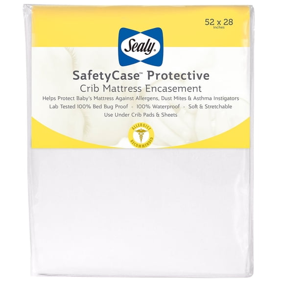 Sealy SafetyCase Protective Infant/Toddler Crib Mattress Encasement