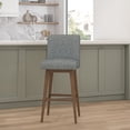 thumbnail image 7 of HH2 Home Parson Wood Adjustable Height Swivel Bar Stool, 7 of 19