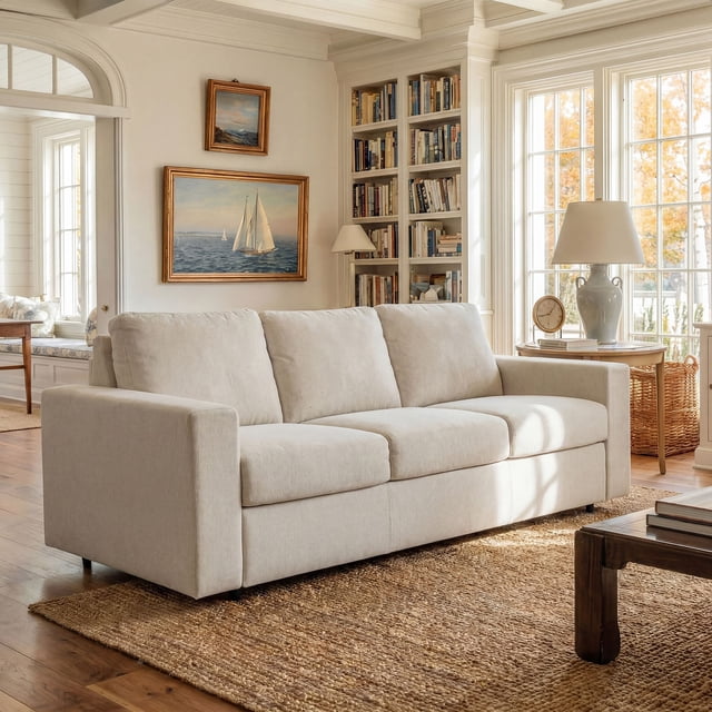 Stearns & Foster Turnberry Queen Sofa Bed with 5" Memory Foam Mattress