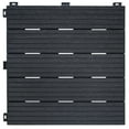 thumbnail image 1 of Easy Tile Cosmo Deck Tiles 12" x 12", Slate, 1 of 9