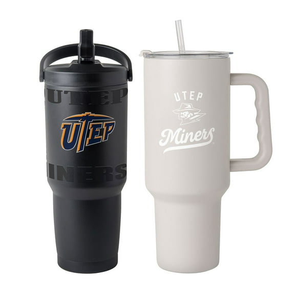 Logo Brands UTEP Miners Stainless Steel Tumbler Set
