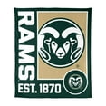 thumbnail image 1 of Logo Brands Colorado State Rams 60"x70" Super Plush Blanket, 1 of 6