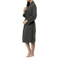 thumbnail image 2 of Barefoot Dreams Malibu Collection Sand-Washed Jersey Knit Midi Robe, 2 of 5
