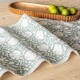 thumbnail image 7 of Over&Back 100% Cotton Hand-Blocked Printed Table Runner, Floral, 7 of 8
