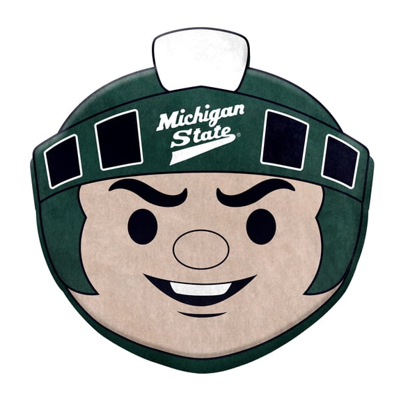 Logo Brands Michigan State Spartans Puff Pillow