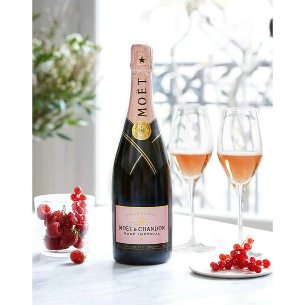 MOËT & CHANDON ROSE IMPERIAL 3本セット新品未開封品 Moet & Chandon Brut Rose Imperial Champagne Wine, 750 ml