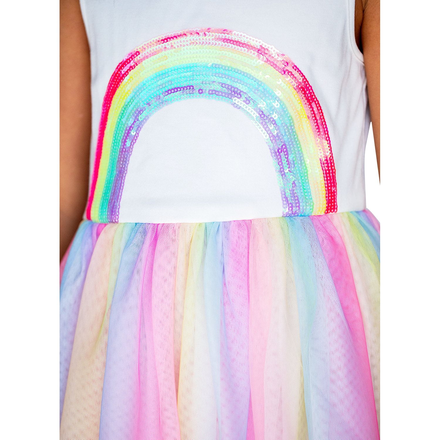 Robe Tutu Pour Fille Zunie Kids - Taille 6, Imprimé Chat, Marron, Genou, Neuf Sans étiquettes