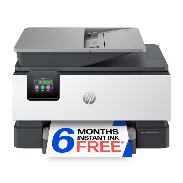 HP OfficeJet Pro 9128 Wireless All-in-One Inkjet Printer, 6 Months Instant Ink