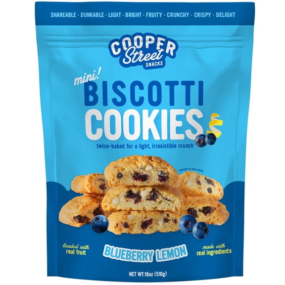 Cooper Street Blueberry Lemon Cookies,18 oz.
