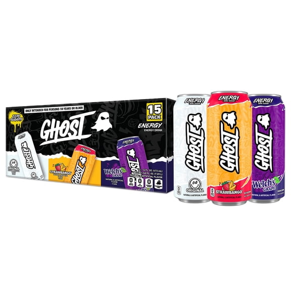 Ghost Energy Variety Pack 16 fl. oz., 15 pk.