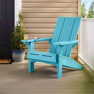 Keter Seabrook Modern Adirondack Chair with Integrated Cupholder