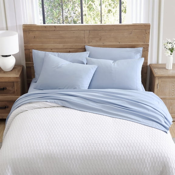 Tahari Home 4-Piece Solid Brushed Microfiber Sheet Set, Twin/TwinXL