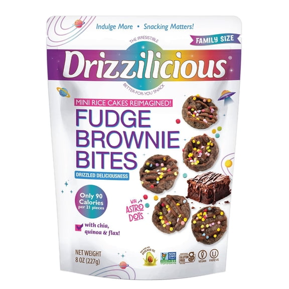 Drizzilicious Fudge Brownie Mini Rice Cakes, 8 oz.