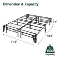 thumbnail image 9 of ZINUS Night Therapy 14” Cooling Hybrid Mattress Set With Antimicrobial Cover, 9 of 10