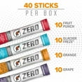 thumbnail image 3 of Gatorade G Zero Powder Variety Pack 40 pk., 3 of 8