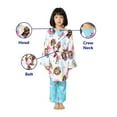 thumbnail image 10 of Character Girls 3-Piece Robe & Pajama Set, 10 of 12
