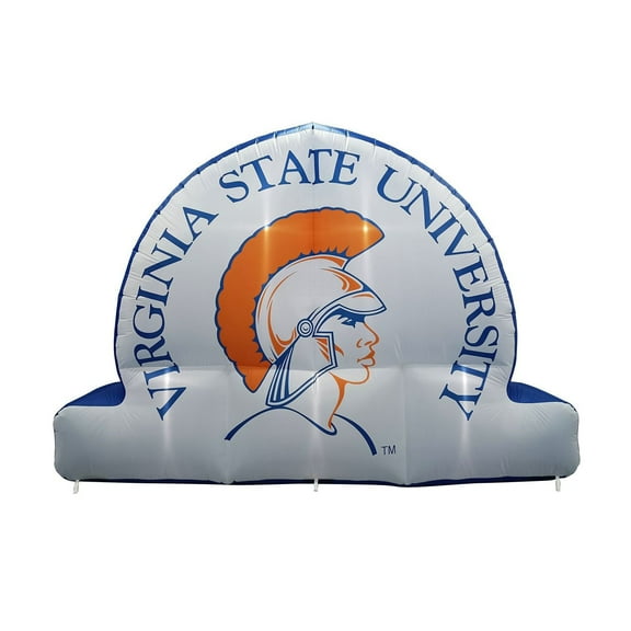 Logo Brands Virginia State Trojans Pre-Lit 7’x10’ Inflatable