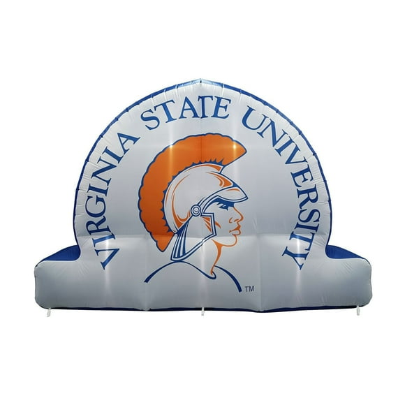 Logo Brands Virginia State Trojans Pre-Lit 7’x10’ Inflatable
