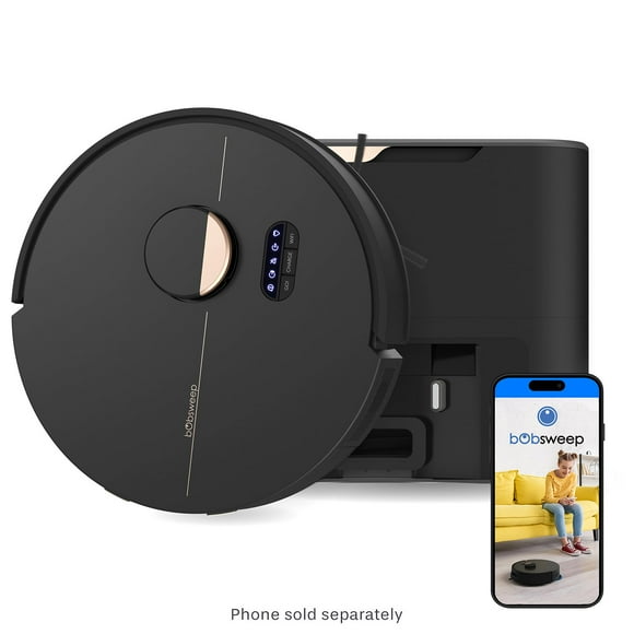 Dustin Plus Self-Emptying Robot Vacuum & Mop With 100-Day Dock