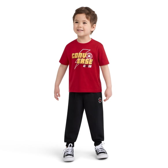 Converse Toddler Boys Tee and Joggers 2-Piece Set