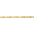 thumbnail image 2 of Diamond Cut Singapore Chain Necklace in 14K Yellow Gold, 2 of 5