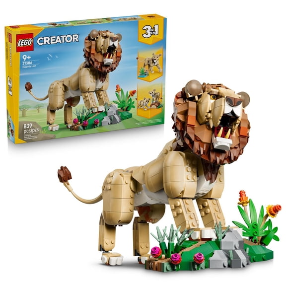 LEGO Creator 3 in 1 Wild Animals: Majestic Lion, 839 pc.