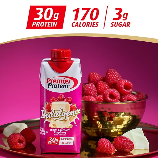 アンクライコンビノエル＆アイリスPR＋ Premier Protein 30g High Protein Shake, Indulgence White Chocolate