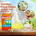 thumbnail image 8 of Bounce Select a Size Fabric Softener Dryer Sheets, Outdoor Fresh, 400 ct., 8 of 9