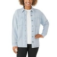 thumbnail image 1 of Member's Mark Women's Knit Denim Shirt, 1 of 6