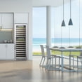 thumbnail image 2 of Lanbo 24 Inch 153 Bottle Wine Cooler Seamless Stainless Steel Door, 2 of 9