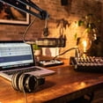 thumbnail image 6 of Audio-Technica AT2040 Dynamic Wired Hypercardioid Microphone for Podcasts with XLR-M Pin, Pivoting Stand Mount, Mount Adapter & Pouch, 6 of 9