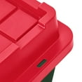 thumbnail image 7 of Member's Mark 64 Gallon Heavy-Duty Red & Green Wheeled Latch Storage Tote, 21.1" D x 46.5" W x 23.2" H, 7 of 7
