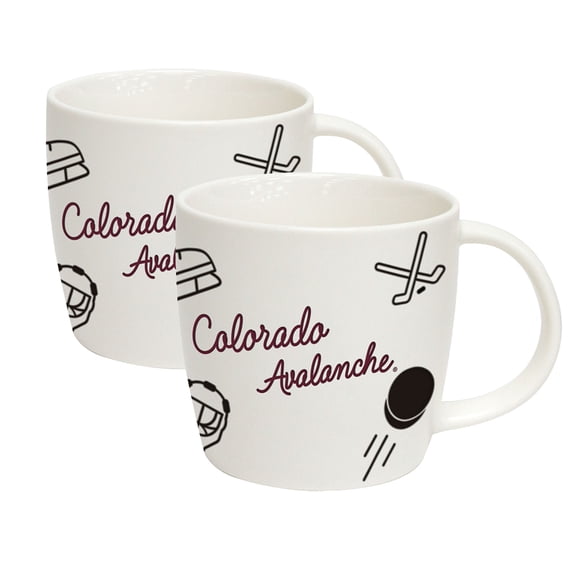 Logo Brands Colorado Avalanche 18oz Playmaker Mug Bundle