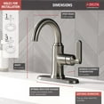thumbnail image 4 of Delta Alux™ Single Handle Bathroom Faucet in Spotshield Brushed Nickel, 4 of 11