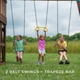 thumbnail image 7 of Backyard Discovery Skyfort III Cedar Swing Set with Tube Slide, 7 of 11